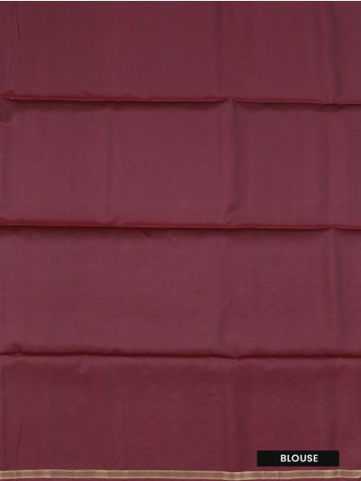 Gracecharm Soft Silk Chakra Butta with Diamond Geometric Pallu Saree