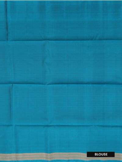Gracecharm Soft Silk Small Butta with Geometric Square Pallu Saree