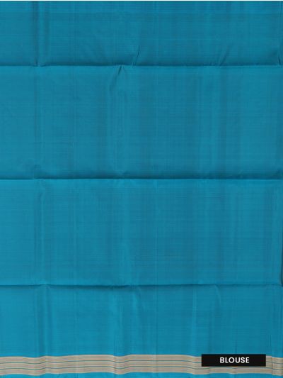 Gracecharm Soft Silk Small Butta with Geometric Square Pallu Saree