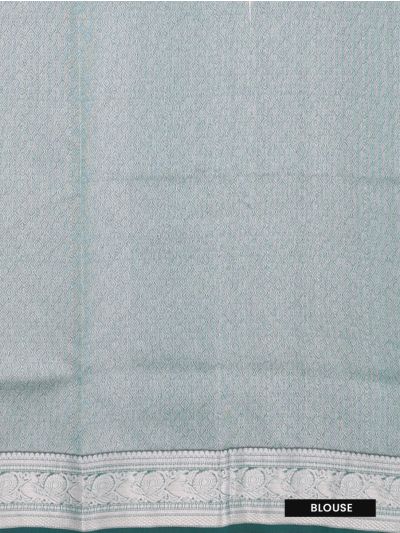 Gracecharm Kora Silk Cotton Stripe with Floral Butta Saree