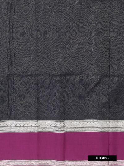 Gracecharm Silk Cotton Butta with Contrast Border Saree