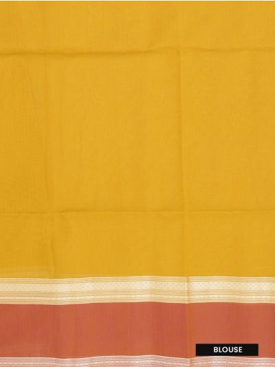 Gracecharm Silk Cotton Butta with Contrast Border Saree