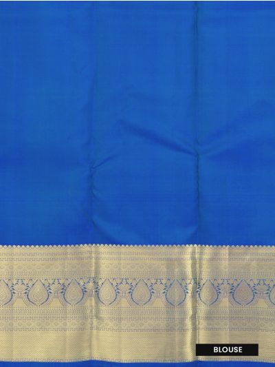 Gracecharm Pure Silk Floral Jaal with Teardrop Pallu and Zari Border Saree
