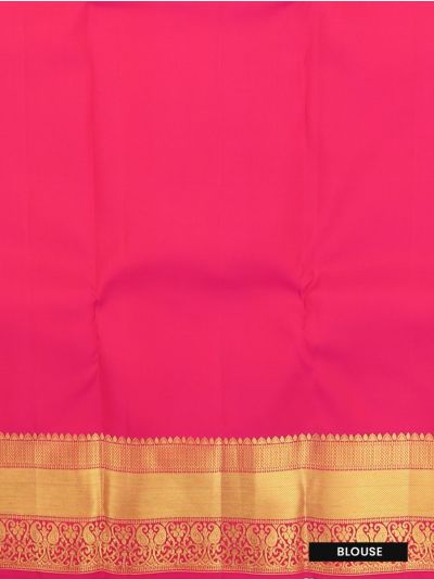 Gracecharm Pure Silk Teardrop Butta with Paisley Pallu and Zari Border Saree