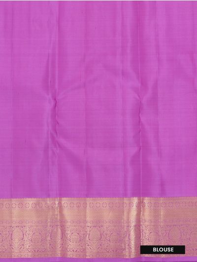 Gracecharm Pure Silk Floral Creeper Jaal with Teardrop Pallu and Zari Border Saree