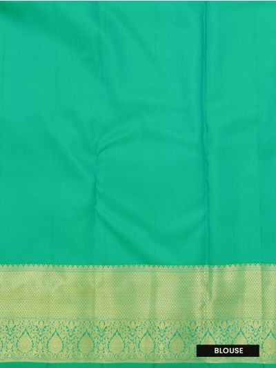 Gracecharm Pure Silk Floral Creeper Jaal with Medallion Butta Pallu Saree