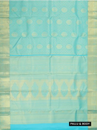 Gracecharm Pure Silk Floral Diamond Jaal with Medallion Pallu Saree
