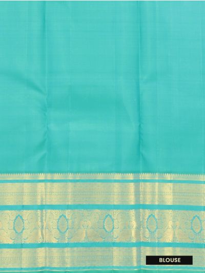 Gracecharm Pure Silk Butta with Diamond Brocade Pallu Saree