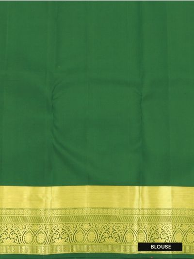 Gracecharm Pure Silk Floral Jaal with Diamond Brocade Pallu Saree