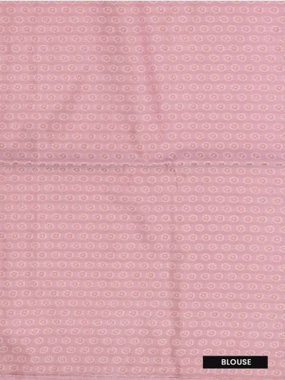 Gracecharm Art Soft Silk Floral Butta with Fine Floral Brocade Pallu Saree
