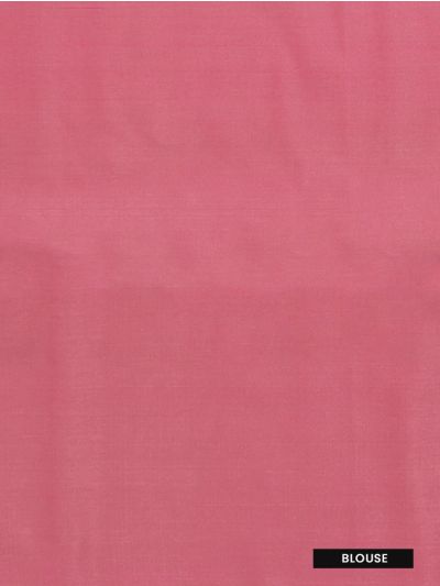 Gracecharm Art Soft Silk Round Butta with Geometric Brocade Pallu Saree