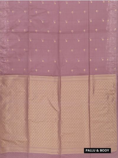 Gracecharm Art Soft Silk Floral Butta with Micro Floral Brocade Pallu Saree