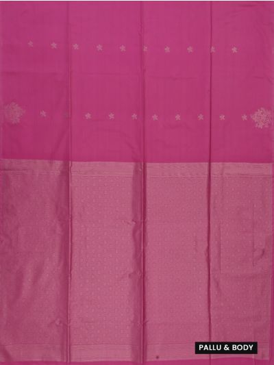 Gracecharm Art Soft Silk Floral Butta with Micro Floral Pallu Saree