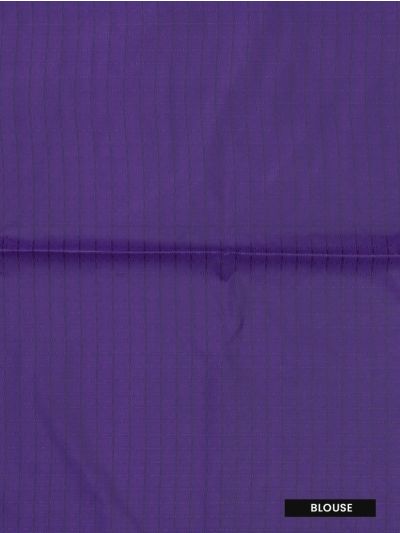 Gracecharm Art Soft Silk Geometric Diamond with Micro Diamond Brocade Pallu Saree