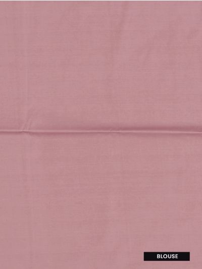 Gracecharm Art Soft Silk Round Floral Medallion Butta with Diagonal Stripes Pallu Saree