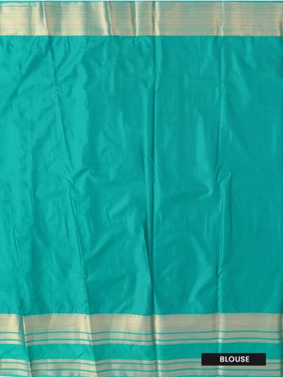 Gracecharm Gift Art Silk Geometric Check with Honeycomb Pallu Saree
