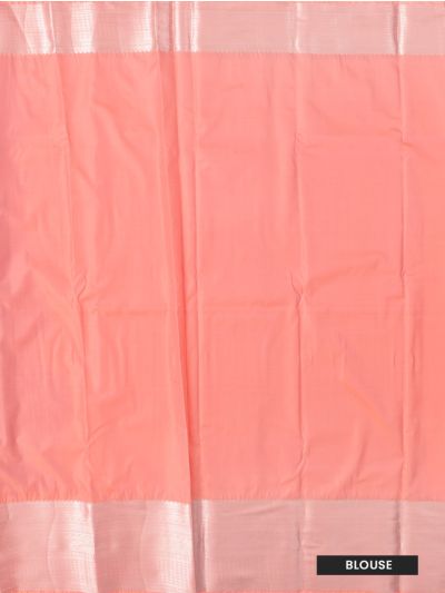 Gracecharm Gift Art Silk Floral Vine with Geometric Pallu Saree