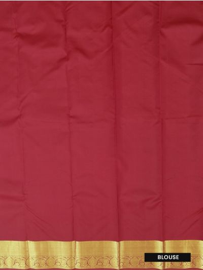 Gracecharm Silk traditional Brocade Jacquard Weave floral jaal pattern with Zari pathi border Saree