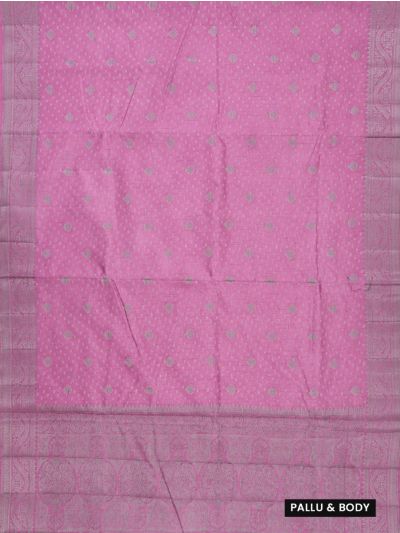 Gracecharm Semi Jute Floral Butta with Floral Medallion Pallu Saree