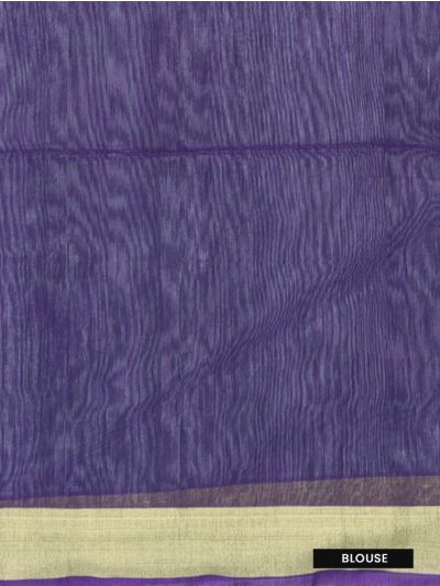 Gracecharm Pochampally Silk Cotton Ikat Diamond Butta Pallu Saree