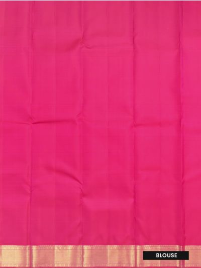 Vivaha Kanchipuram Pure Silk Small Butta with Diamond Brocade Pallu Saree