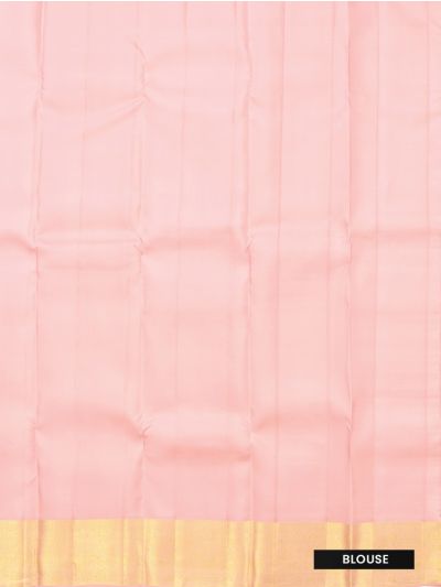 Vivaha Kanchipuram Pure Silk Butta with Diamond Brocade Pallu Saree