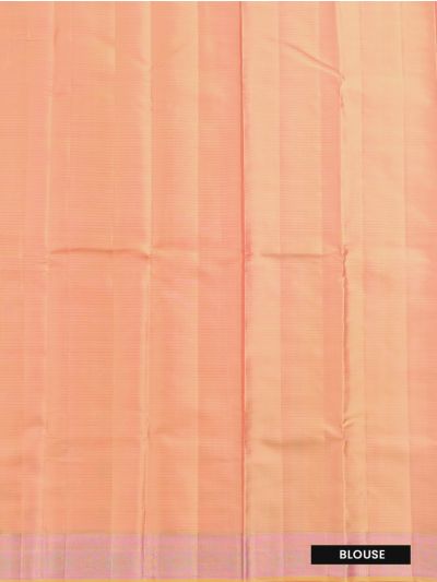 Vivaha Arani Pure Silk Fine Stripe Geometric Butta with Zari Border Saree