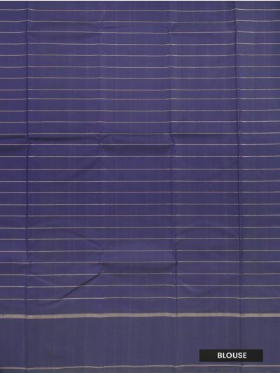 Vivaha Arani Pure Silk Pastel Check with Contrast Navy Blue Line Check Pallu Saree