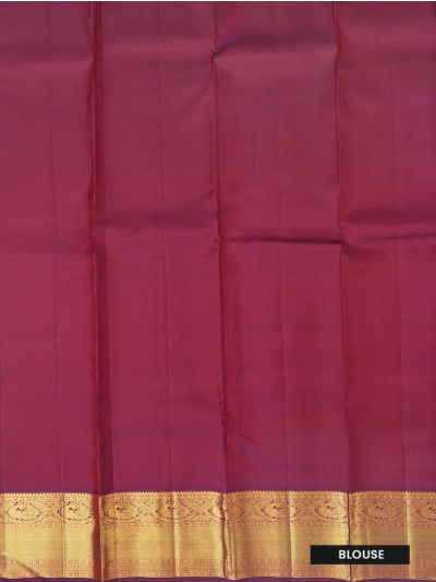 Vivaha Arani Pure Silk Fine Check Butta with Diamond Brocade Pallu Saree
