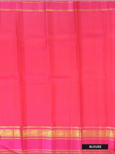 Vivaha Arani Pure Silk Fine Check Butta with Contrast Border Saree