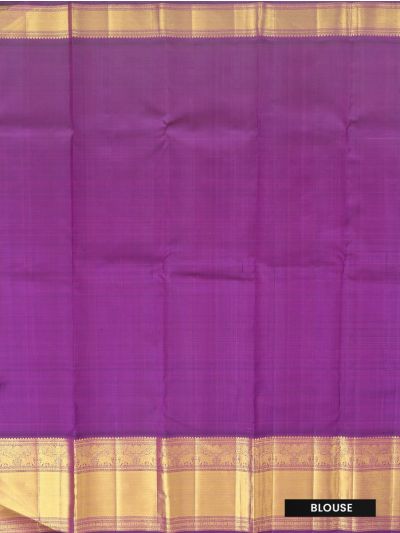 Vivaha Arani Pure Silk Geometric Zari Stripe with Diamond Brocade Pallu Saree