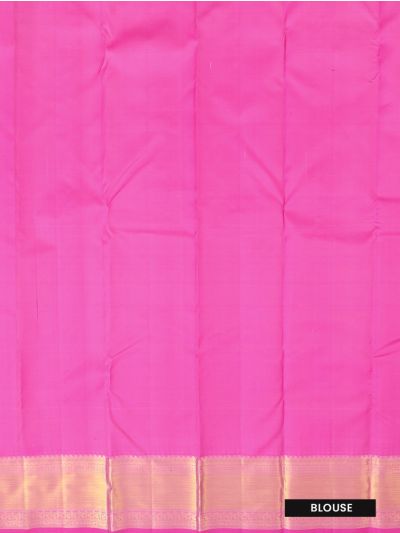 Vivaha Kanchipuram Pure Silk Floral Jaal with Diamond Lattice Floral Pallu Saree