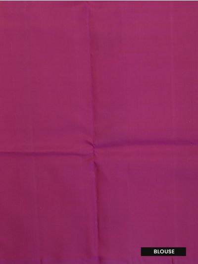 Kanmanie Pure Soft Silk Half-and-Half Floral Butta with Ornamental Stripe Pallu Saree