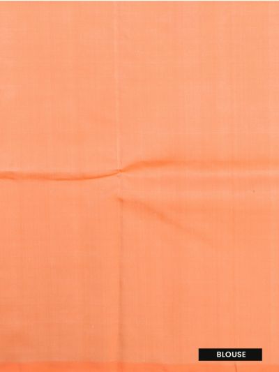 Kanmanie Pure Soft Silk Half-and-Half Floral Butta with Ornamental Stripe Pallu Saree