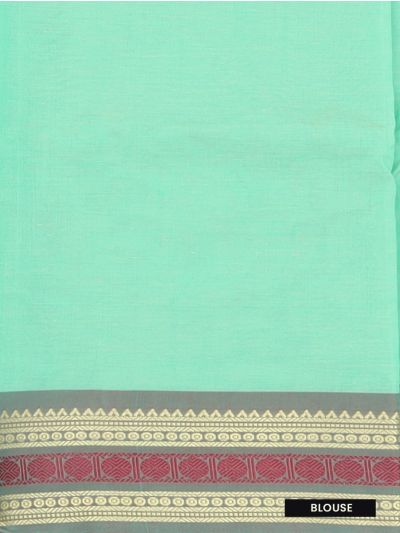 Kanmanie Cotton Floral Butta with 5-Inch Traditional Border Saree
