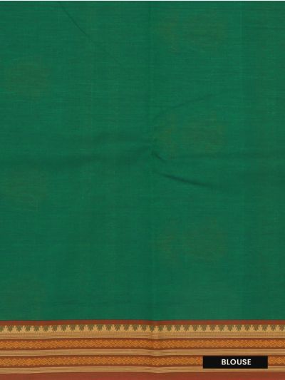 Kanmanie Cotton Lotus Butta with 3 Inch Jacquard Border Saree