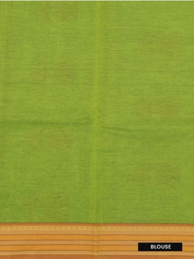Kanmanie Cotton Lotus Butta with 3 Inch Jacquard Border Saree