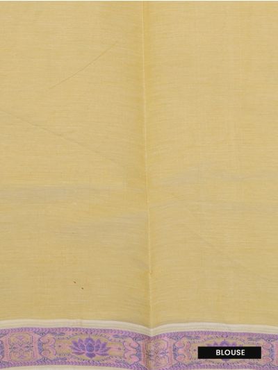 Kanmanie Cotton Lotus Butta with 3 Inch Odisa Border Pallu Saree