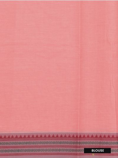 Kanmanie Cotton Lotus Butta with 3 inch Jacquard Border Saree
