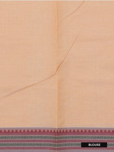 Kanmanie Cotton Floral Butta with 3 inch Jacquard Border Saree