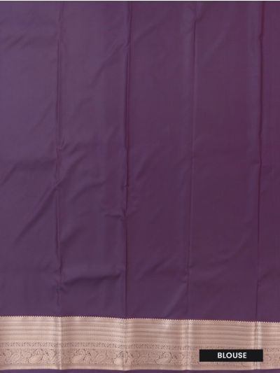 Gracecharm Gift Art Silk Floral Vine Jaal with Paisley Motif Pallu Saree