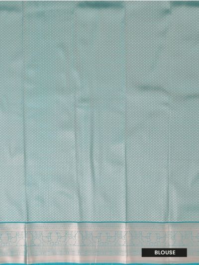 Gracecharm Gift Art Silk Floral Jaal with Ornamental Medallion Pallu Saree