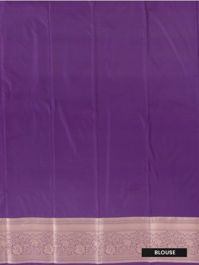 Gracecharm Gift Art Silk Leaf Jaal with Ornamental Floral Medallion Pallu Saree