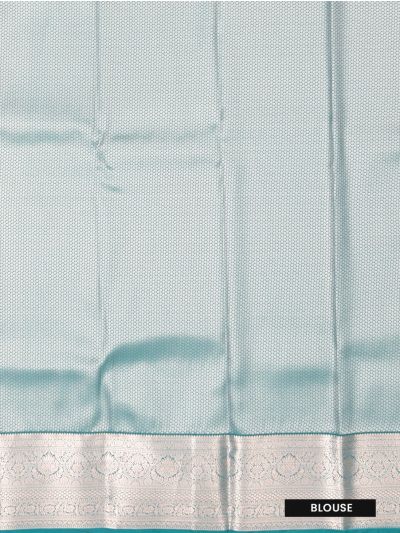 Gracecharm Gift Art Silk Floral Jaal with Paisley Medallion Pallu Saree