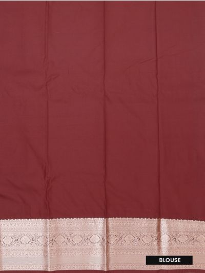 Gracecharm Gift Art Silk Hexagonal Jaal with Ornamental Paisley Pallu Saree