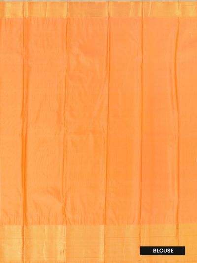 Gracecharm Gift Art Silk Square Butta with Contrast Zari Border Saree