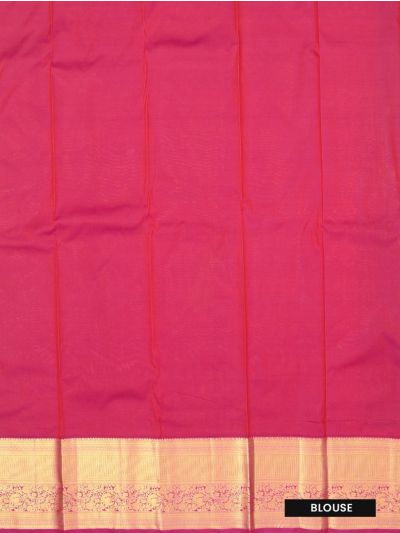 Gracecharm Gift Art Silk Floral Butta Checks with Zari Pallu Border Saree