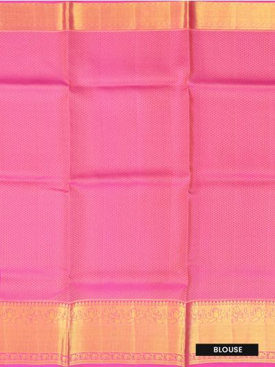 Kanmanie Wedding Silk Floral Leaf Jaal with 5 Inch Jacquard Border Saree