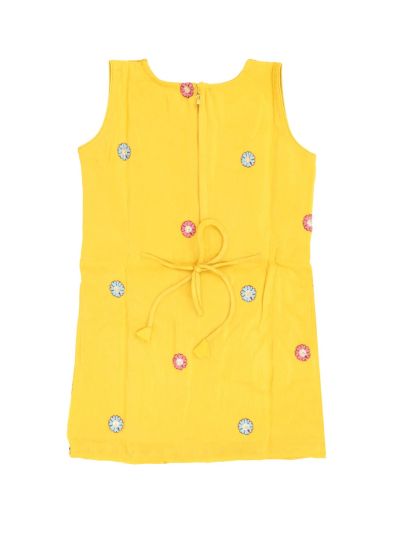 Graceful Essence Girls Peacock Floral Embroidered Kurta Sharara Dupatta Set