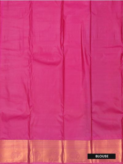 Gracecharm Gift Art Silk Paisley Jacquard Jaal With Geometric Pallu Saree
